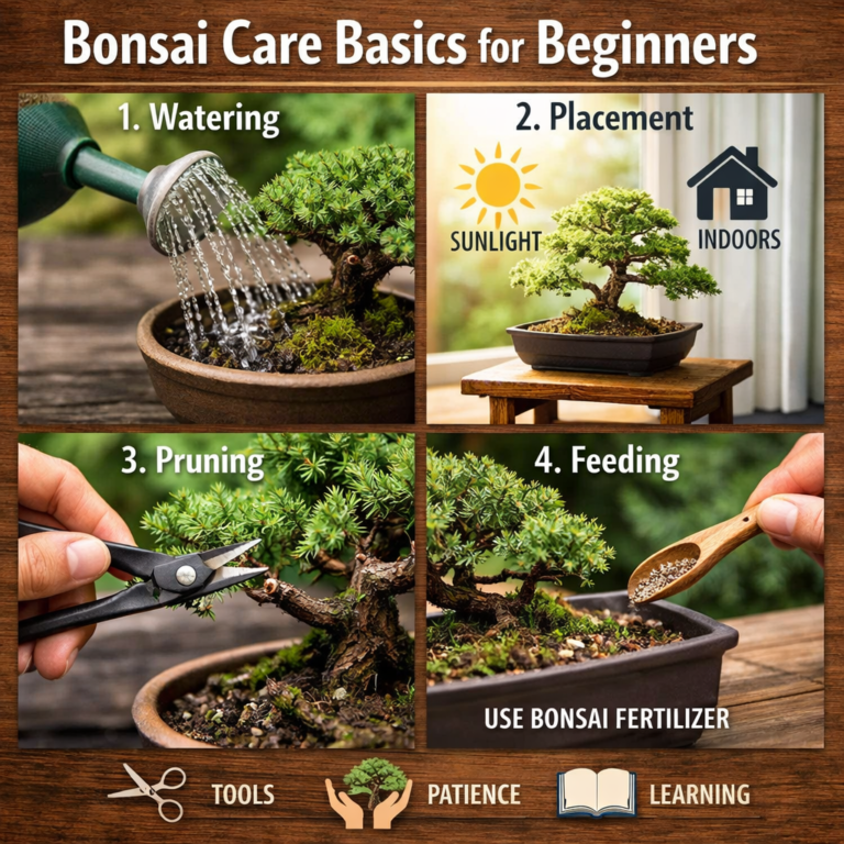 Bonsai Care Basics for Beginners