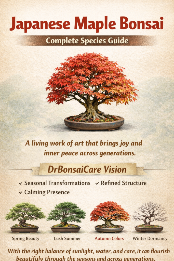 Japanese Maple Bonsai (Acer palmatum) – Complete Species Guide